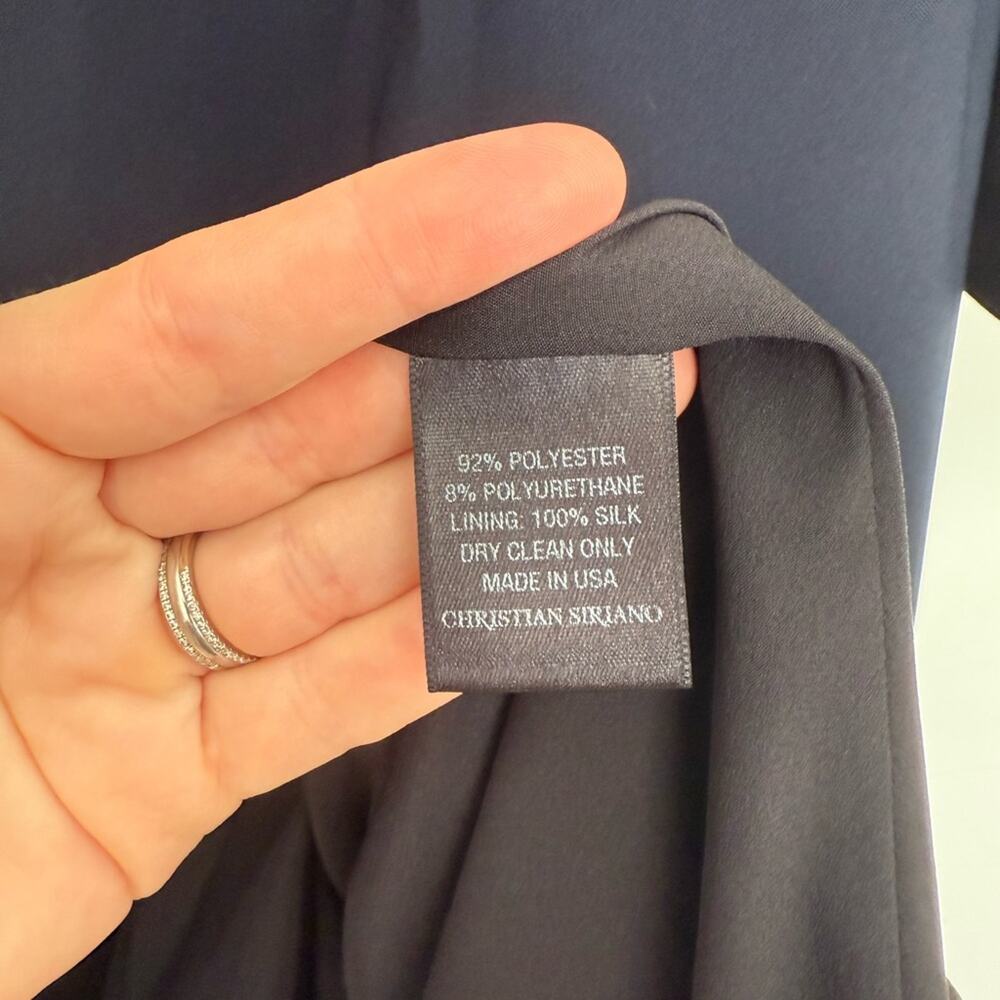 Christian Siriano Plus Size Draped Color-Block Ev… - image 6